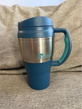 Bubba Insulated Travel Cup 20 Oz Teal Drink Through Lid Handle